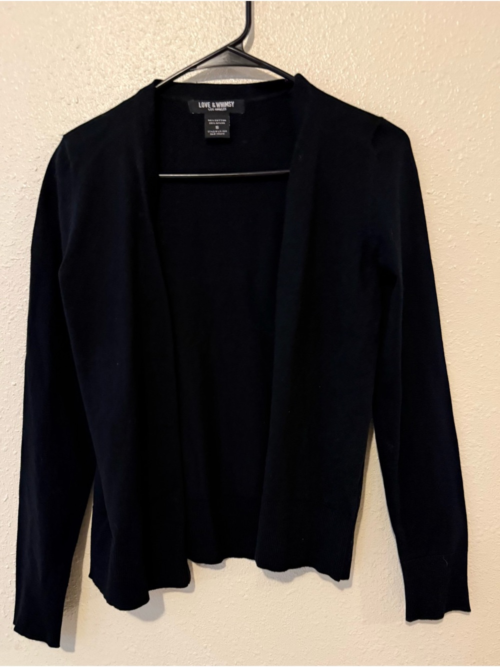 Women's Black button Front Cardigan Sweater